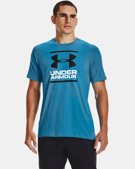 Men's UA GL Foundation Short Sleeve T-Shirt, Blue, pdpMainDesktop image number 0